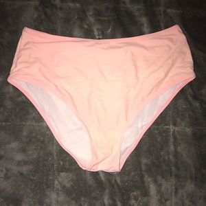 High waisted swim bottoms